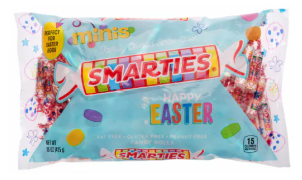 SMARTIES 'Happy Easter' Smarties fruit flavors, Candy Rolls 425 gr